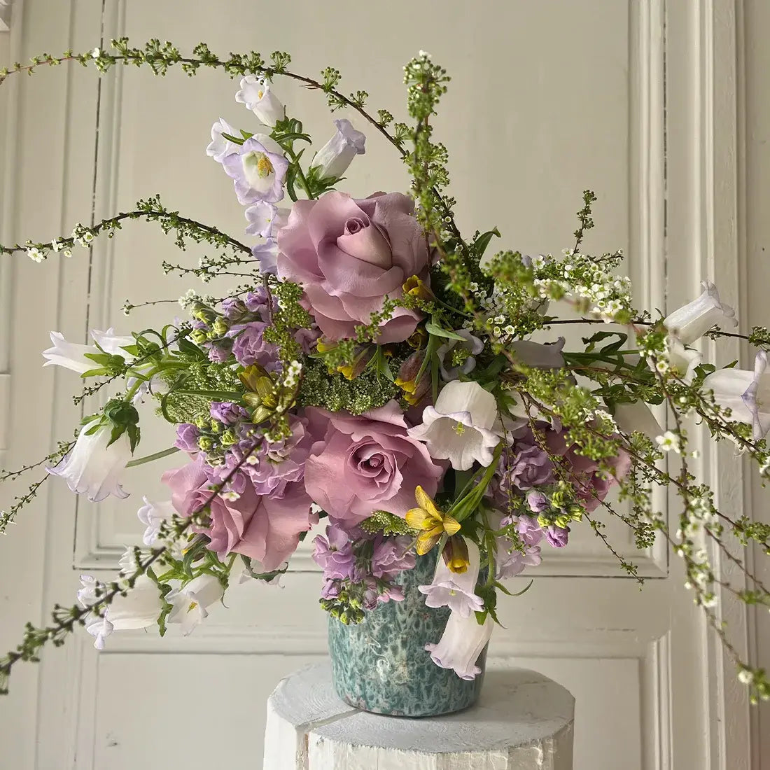 Bouquet de fleurs pastel